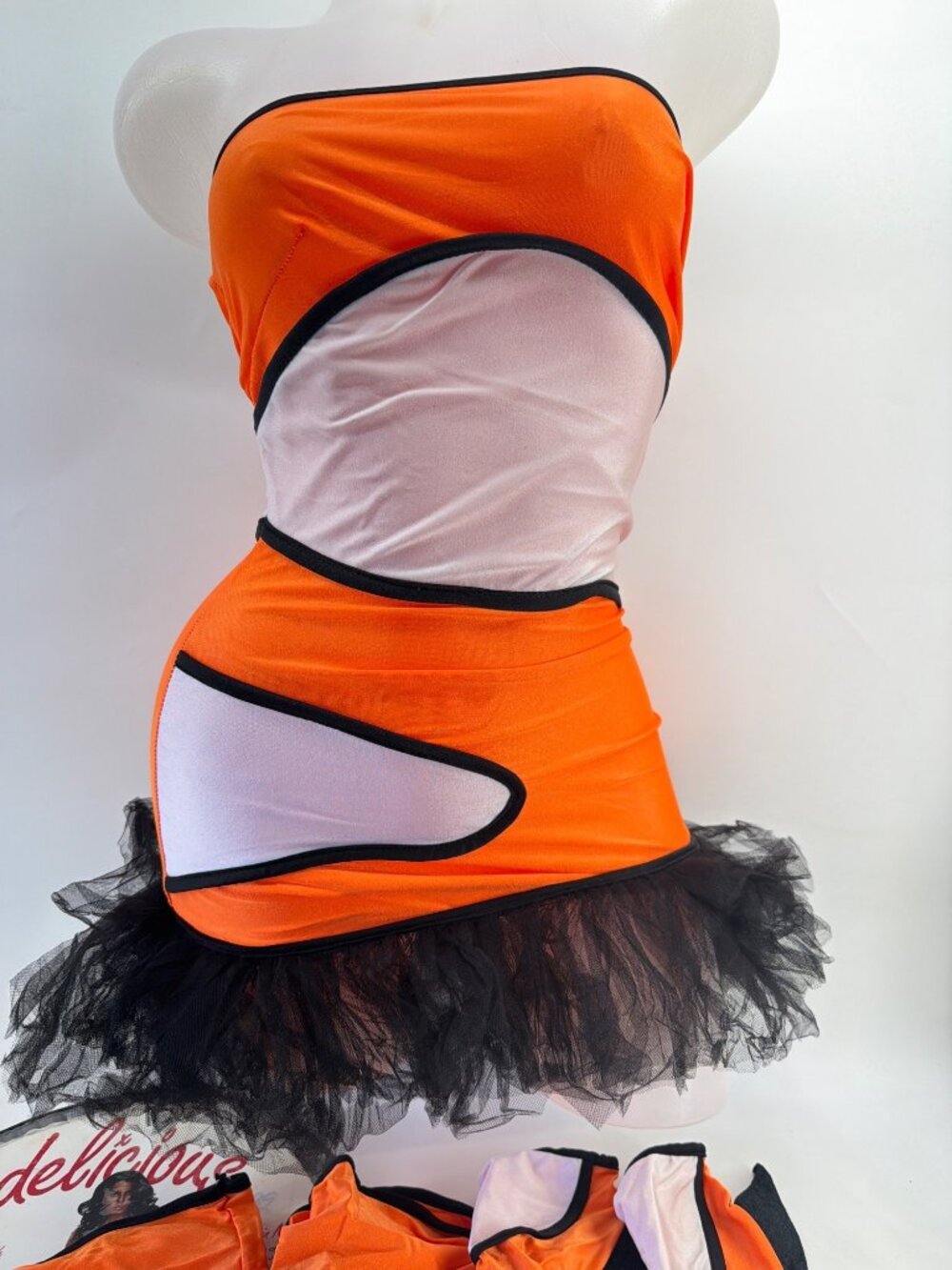 Sexy Womens Nemo Cosplay Costume Naughty Nem-Oh Dress Set Size Medium/Large - Picture 2 of 12